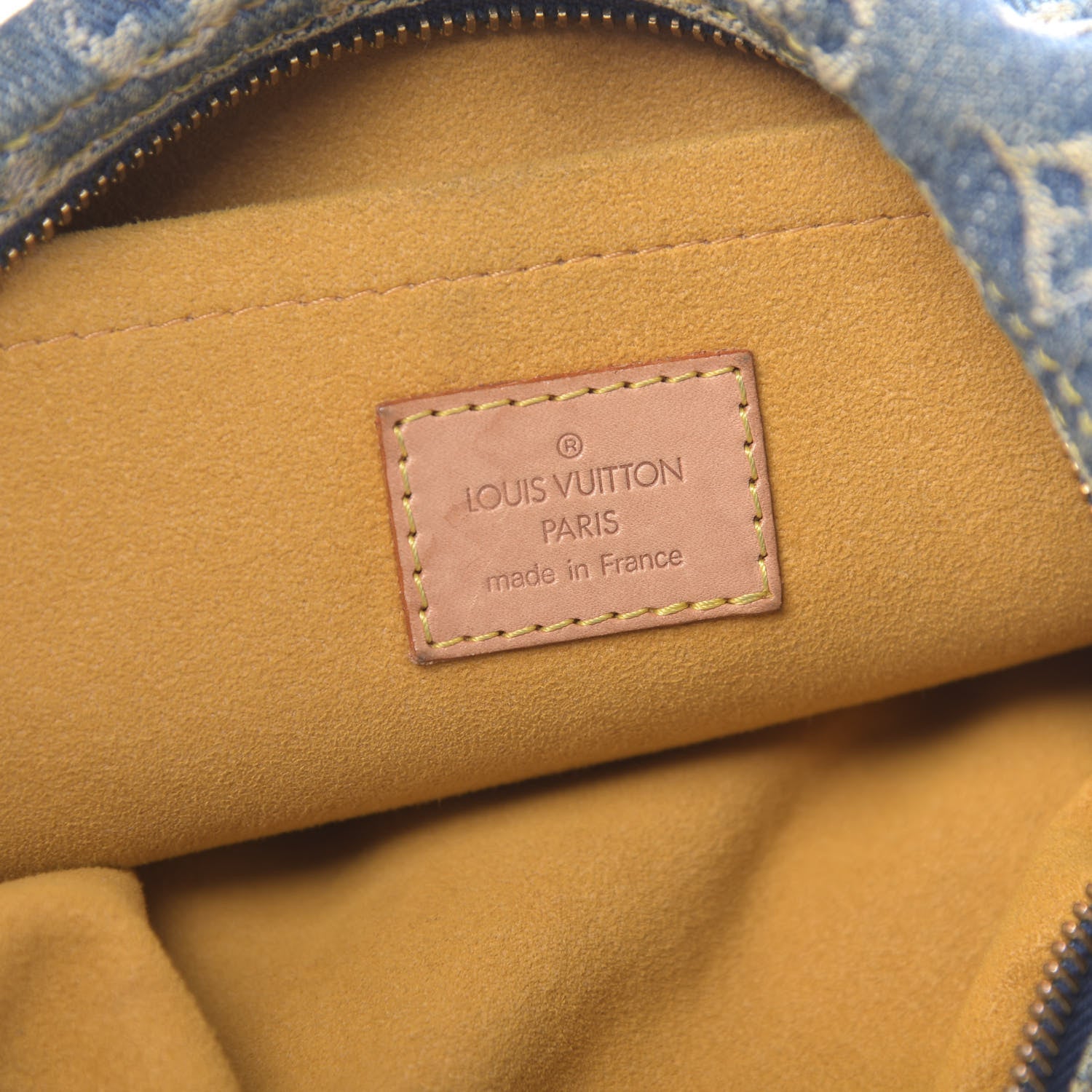 Louis Vuitton Monogram Denim Baggy PM Blue 6 of 16