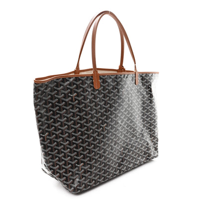 Goyard Goyardine Saint Louis GM Black Gold 4 of 10