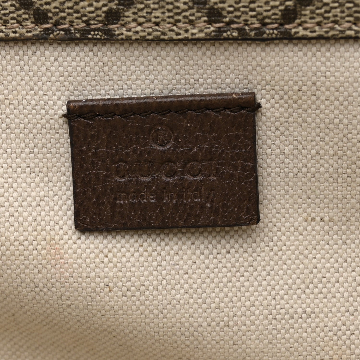Gucci GG Supreme Monogram Web Small Neo Vintage Double Flap Messenger Bag Beige New Acero 6 of 14