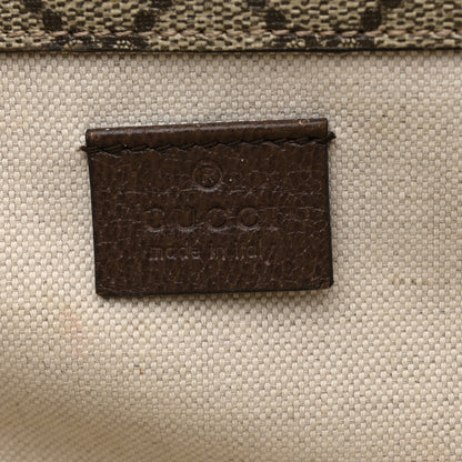Gucci GG Supreme Monogram Web Small Neo Vintage Double Flap Messenger Bag Beige New Acero 6 of 14