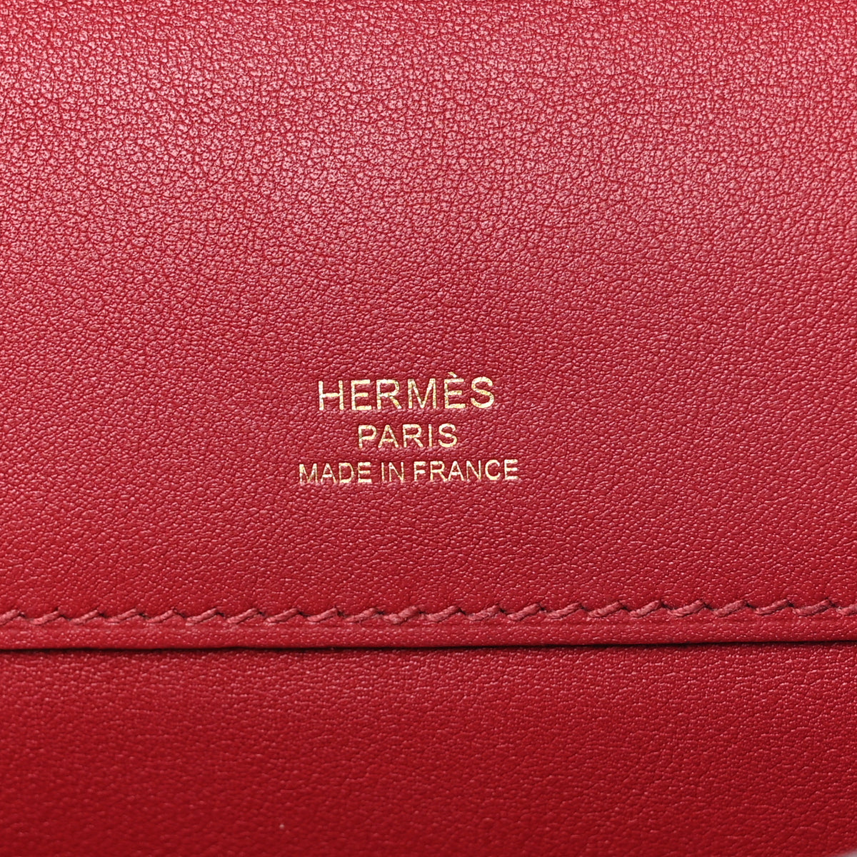 Hermes Swift Kelly Cut Clutch Pochette Rouge Grenat 6 of 8
