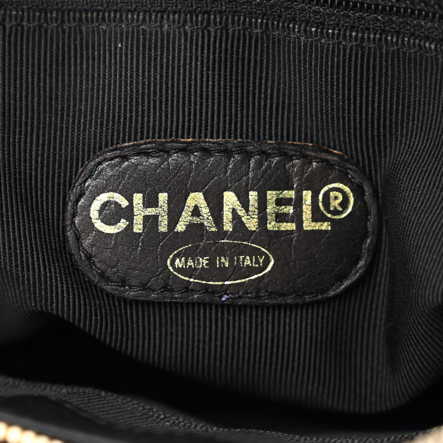 Chanel Caviar Quilted Pocket Shopping Tote Black 10 of 15
