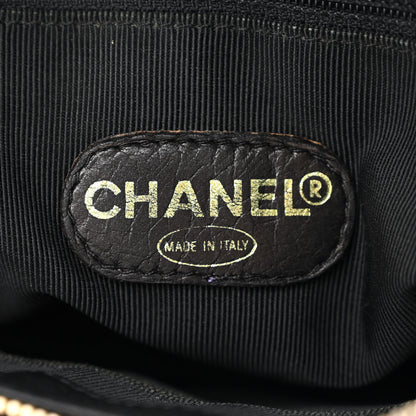 Chanel Caviar Quilted Pocket Shopping Tote Black 10 of 15