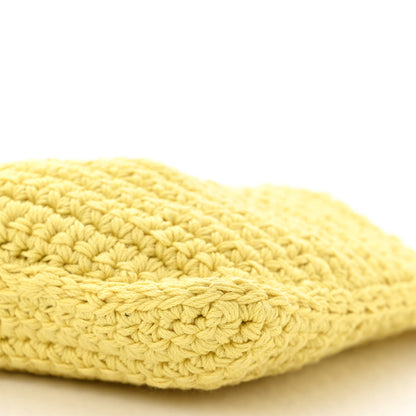 Fendi Fabric Crochet Baguette Phone Bag Giallo 10 of 10