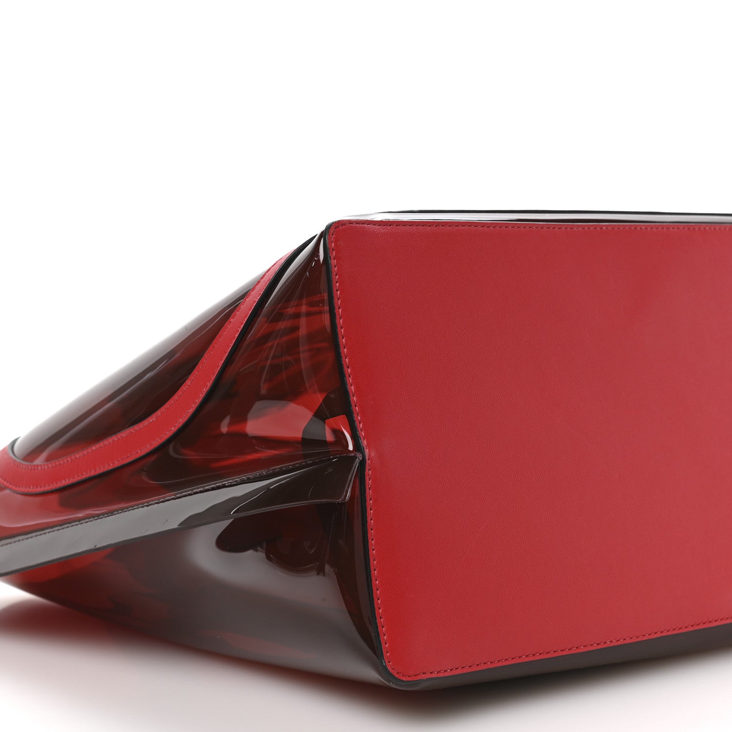 Valentino Garavani PVC Vlogo Escape Tote Red 10 of 11