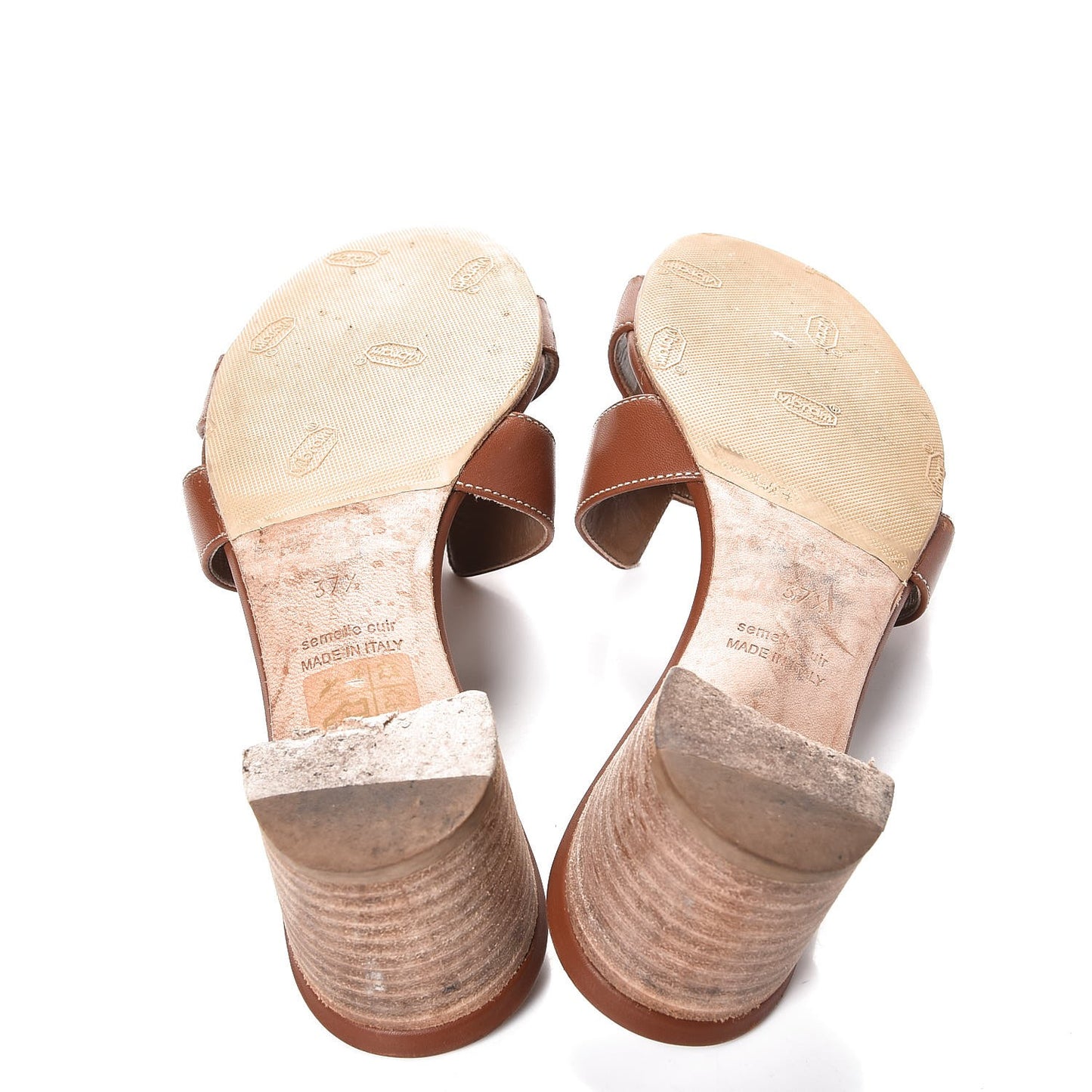 Calfskin Oasis Sandals 37.5 Gold