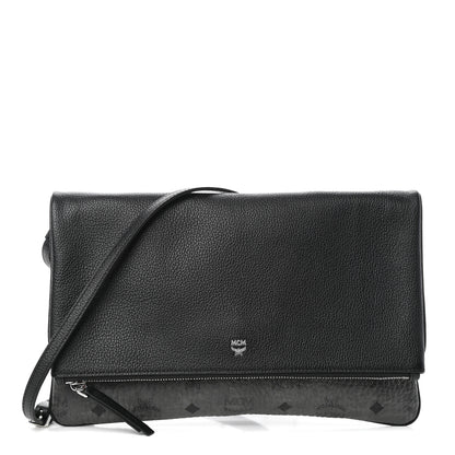 MCM Visetos Corina Crossbody Bag Black 1 of 9