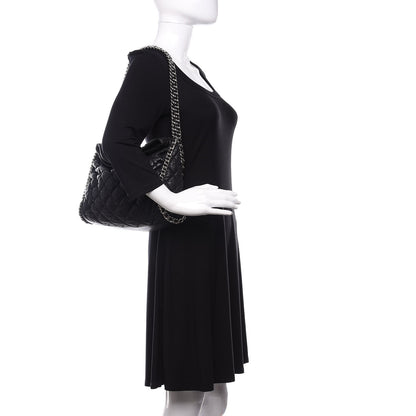 Chanel Washed Lambskin Chain Around Hobo Black 2 of 16