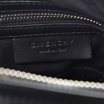 Givenchy Calfskin Logo Embossed Medium Pandora Black 7 of 8