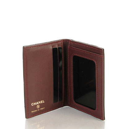 Chanel Lambskin Quilted Card Holder Wallet Black 4 of 7