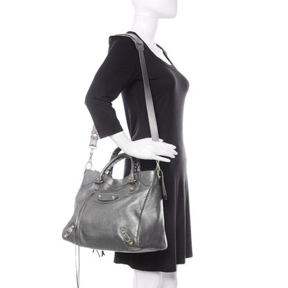 Balenciaga Chevre Classic Gold Hardware Velo Bronze 2 of 10