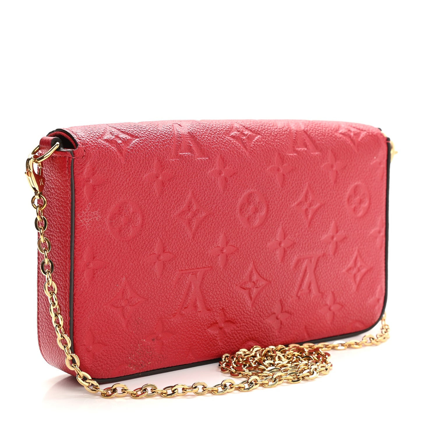 Empreinte Pochette Felicie Chain Wallet Cherry