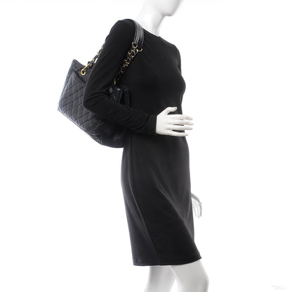 Chanel Caviar Quilted Grand Shopping Tote GST Black 2 of 16