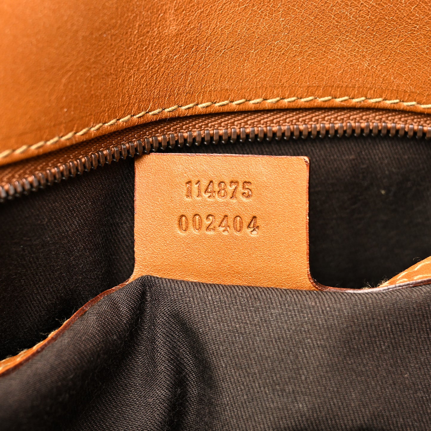 Calfskin GG Reins Hobo Tan