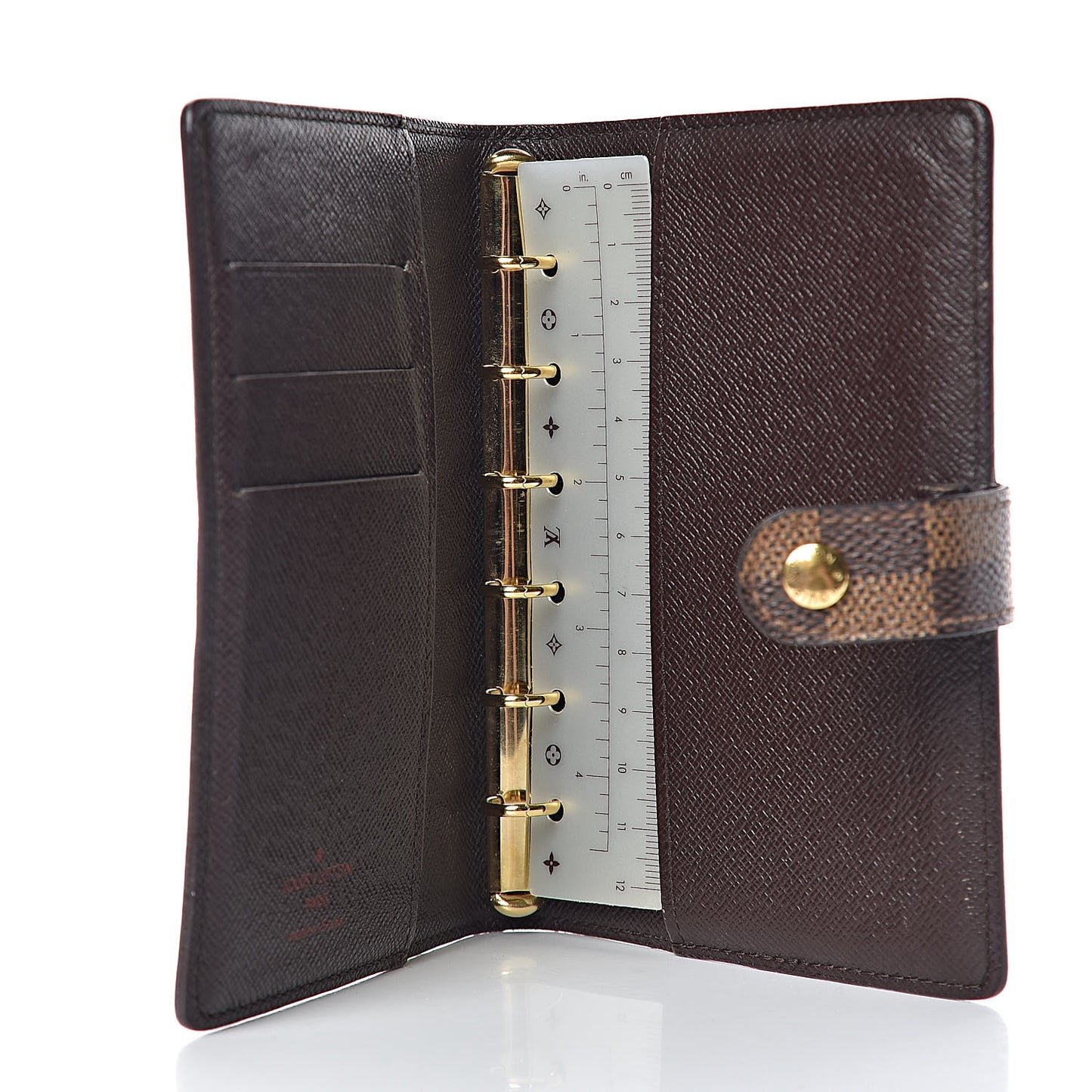 Damier Ebene Small Ring Agenda Cover