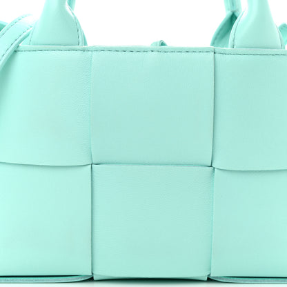 Bottega Veneta Lambskin Maxi Intreccio Candy Arco Tote Celadon 8 of 10