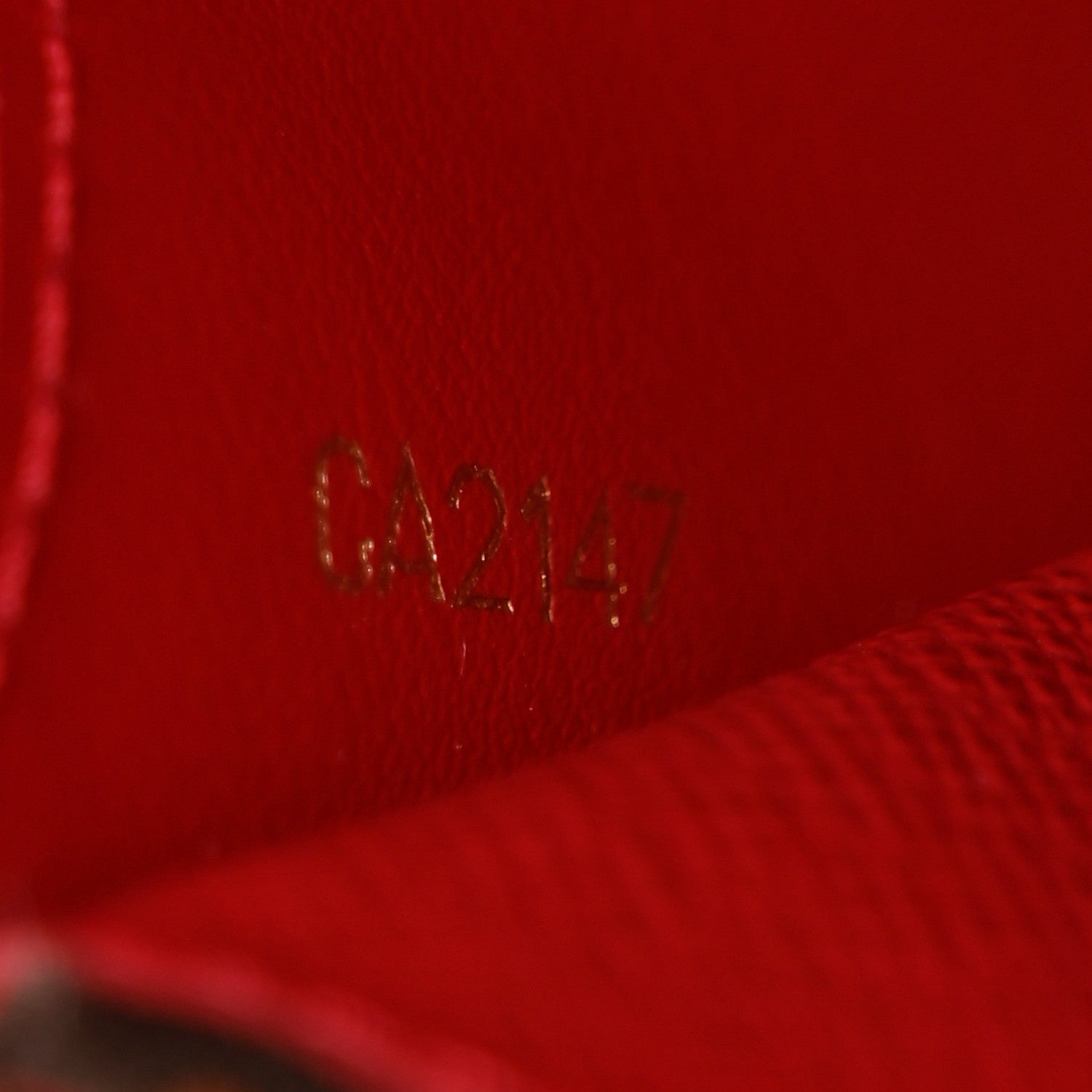 Louis Vuitton Damier Ebene Caissa Wallet Cherry 7 of 11