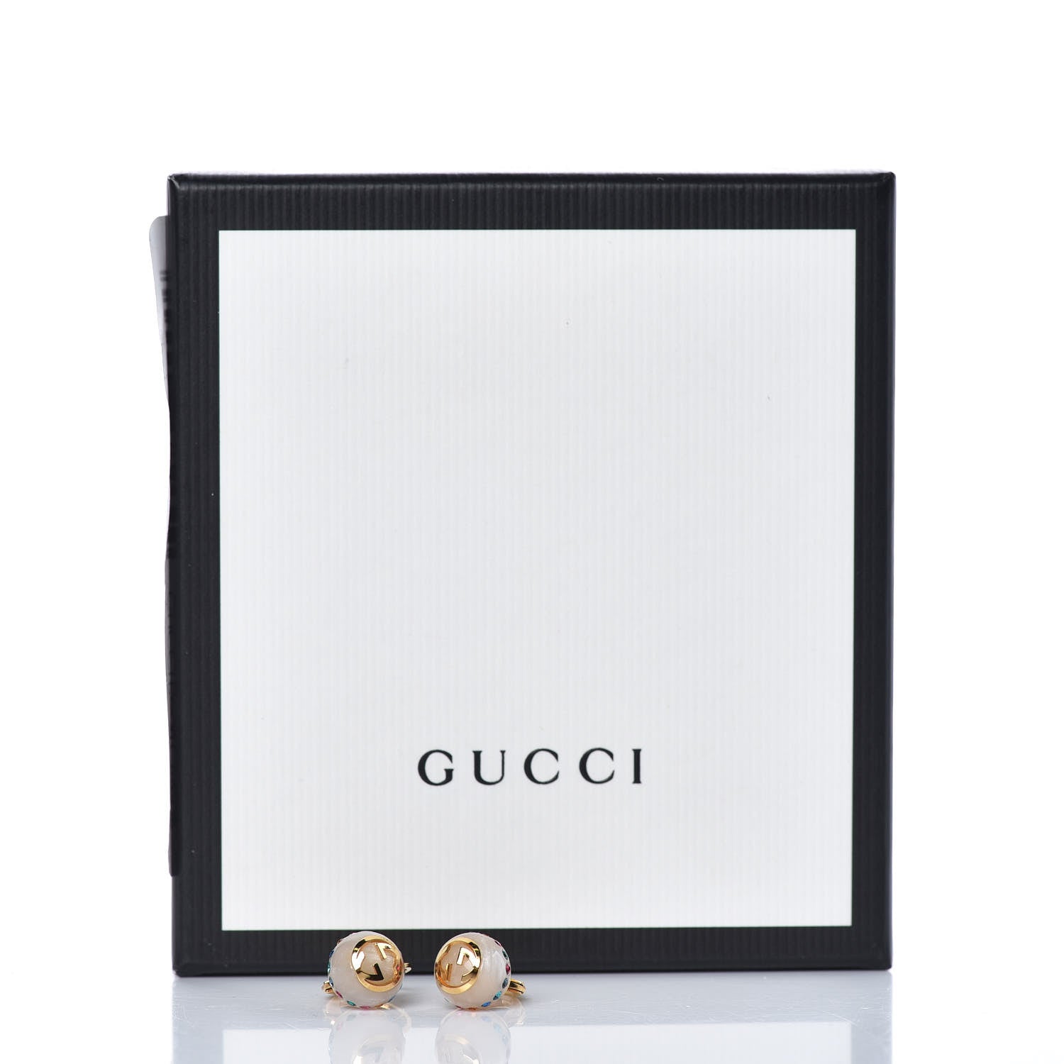 Gucci Pearl Crystal Earrings Multicolor 6 of 6