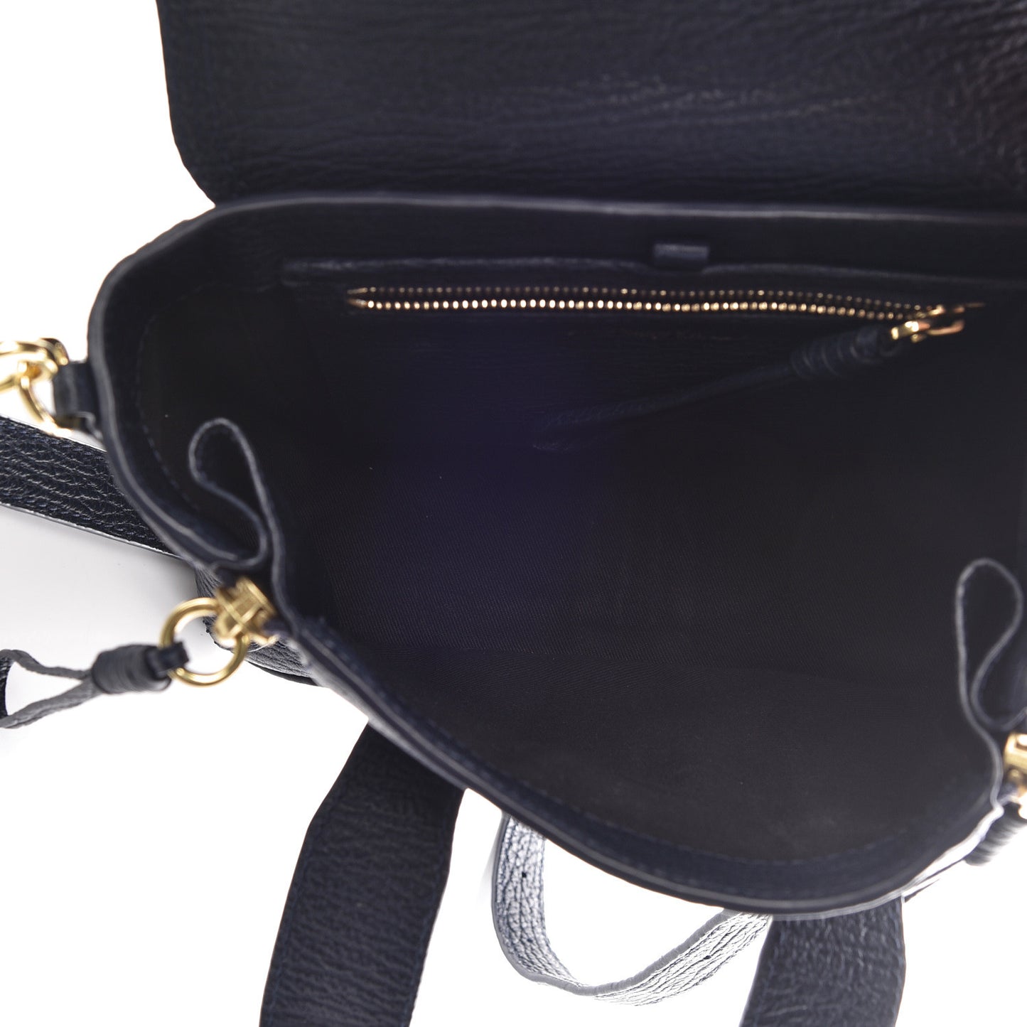 3.1 Textured Calfskin Mini Pashli Satchel Ink