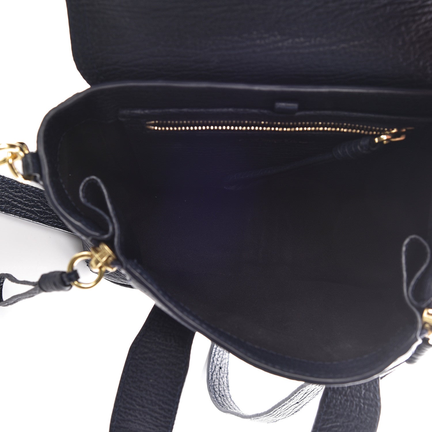 3.1 Phillip Lim 3.1 Textured Calfskin Mini Pashli Satchel Ink 5 of 10