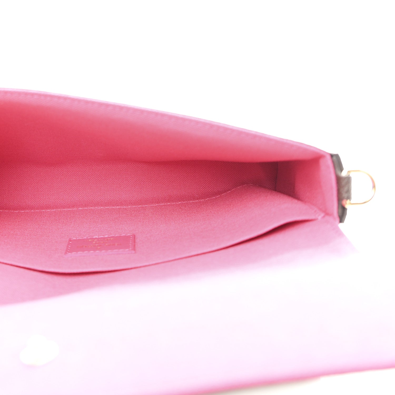 Louis Vuitton Monogram 2021 Christmas Animation Hollywood Pochette Felicie Chain Wallet Fuchsia 6 of 14