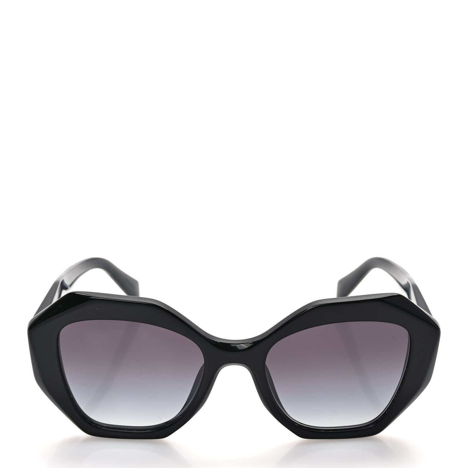 Prada Acetate Sunglasses SPR 16W Black 2 of 6