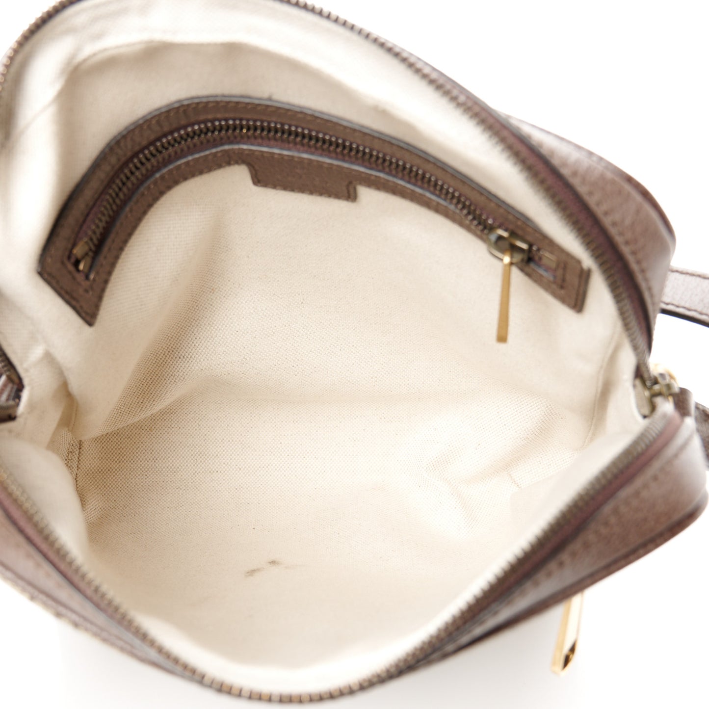 GG Supreme Monogram Web Small Ophidia Messenger Bag Brown