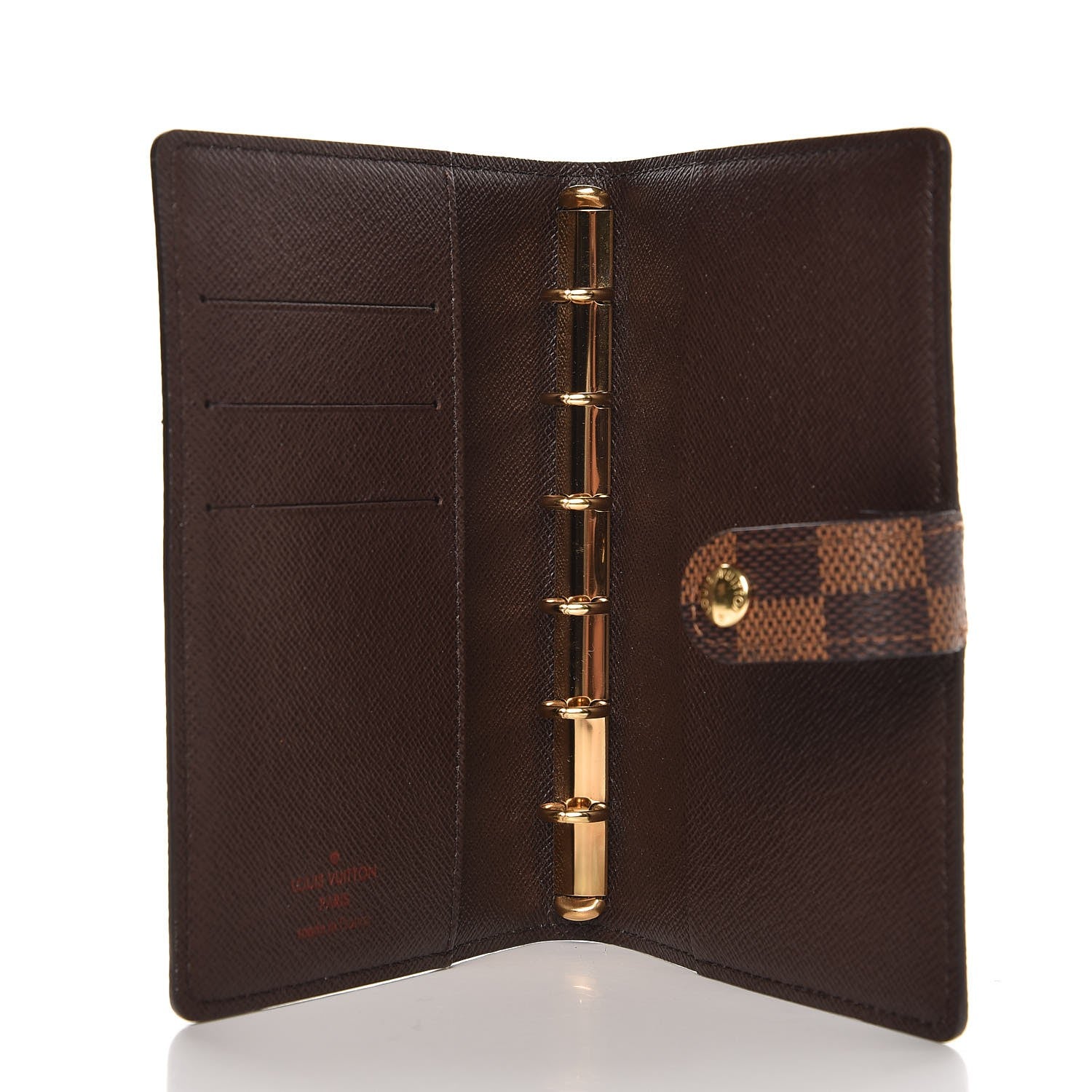 Louis Vuitton Damier Ebene Small Ring Agenda Cover 5 of 6