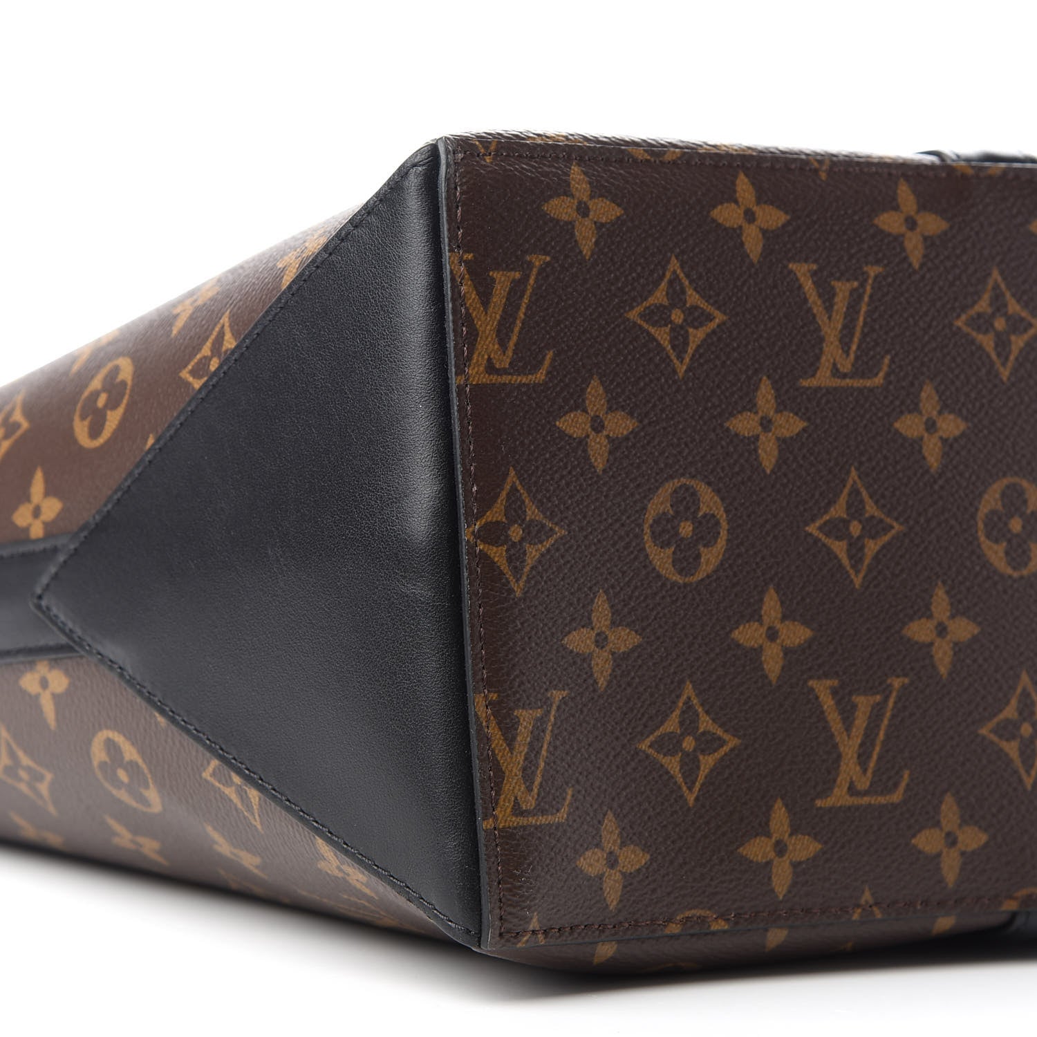 Louis Vuitton Monogram Macassar Weekend Tote GM 5 of 8