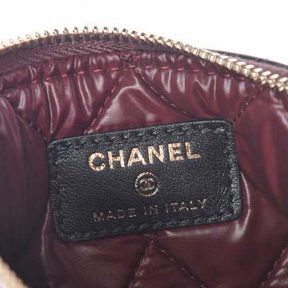 Chanel Lambskin Quilted Small Cosmetic Case Black 6 of 8
