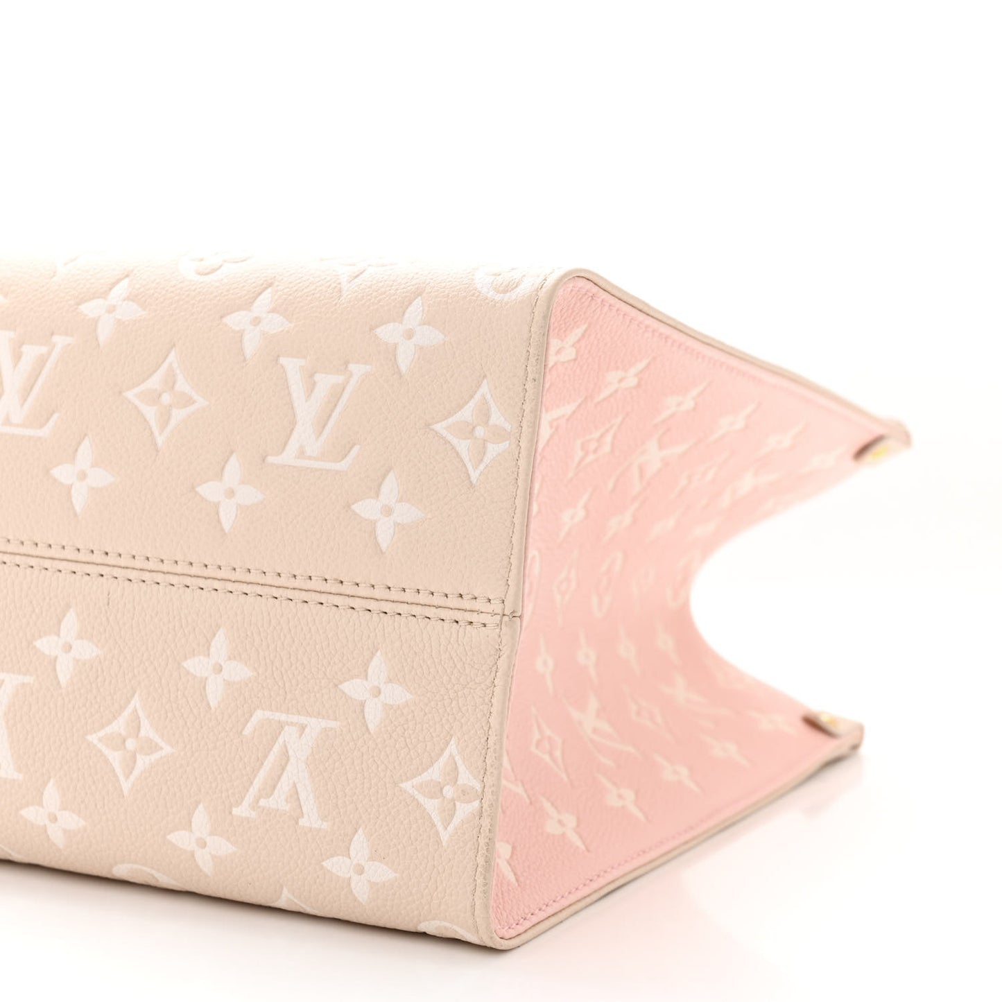 Empreinte Monogram Spring In The City Onthego MM Beige Pink Yellow