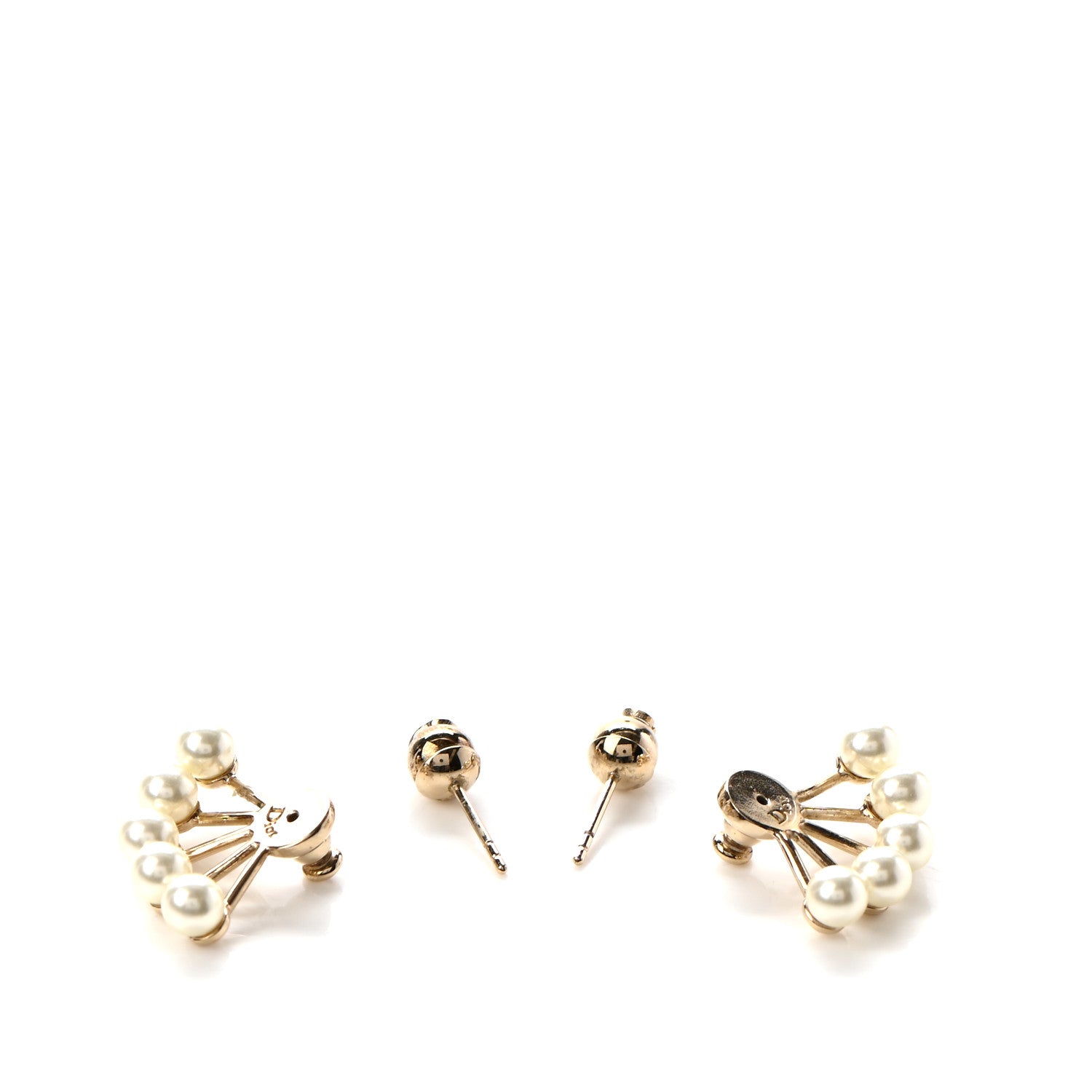 Christian Dior Pearl La Peite Tribale Earrings 3 of 4