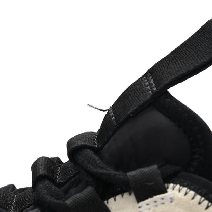 Chanel Velvet Calfskin Mixed Fibers CC Sneakers 36 Ivory Black 9 of 11