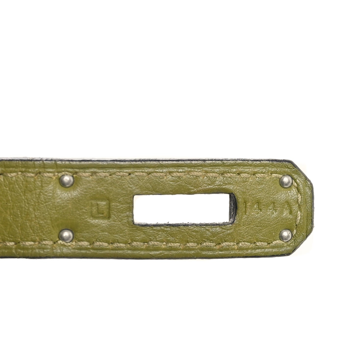 Taurillon Clemence Horseshoe Birkin 35 Vert Veronese Vert Anis