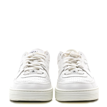 Chanel Calfskin CC Womens Sneakers 39 White 2 of 8