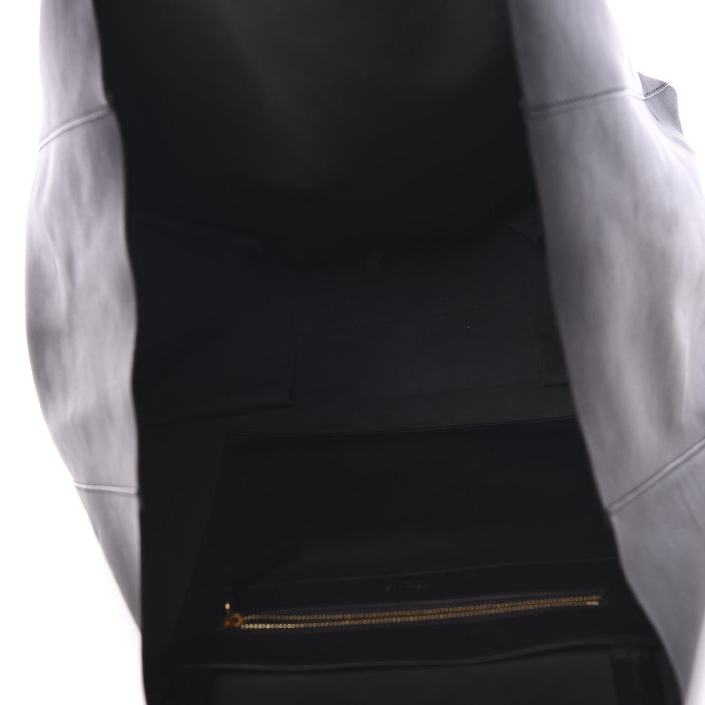 Lambskin Horizontal Cabas Black