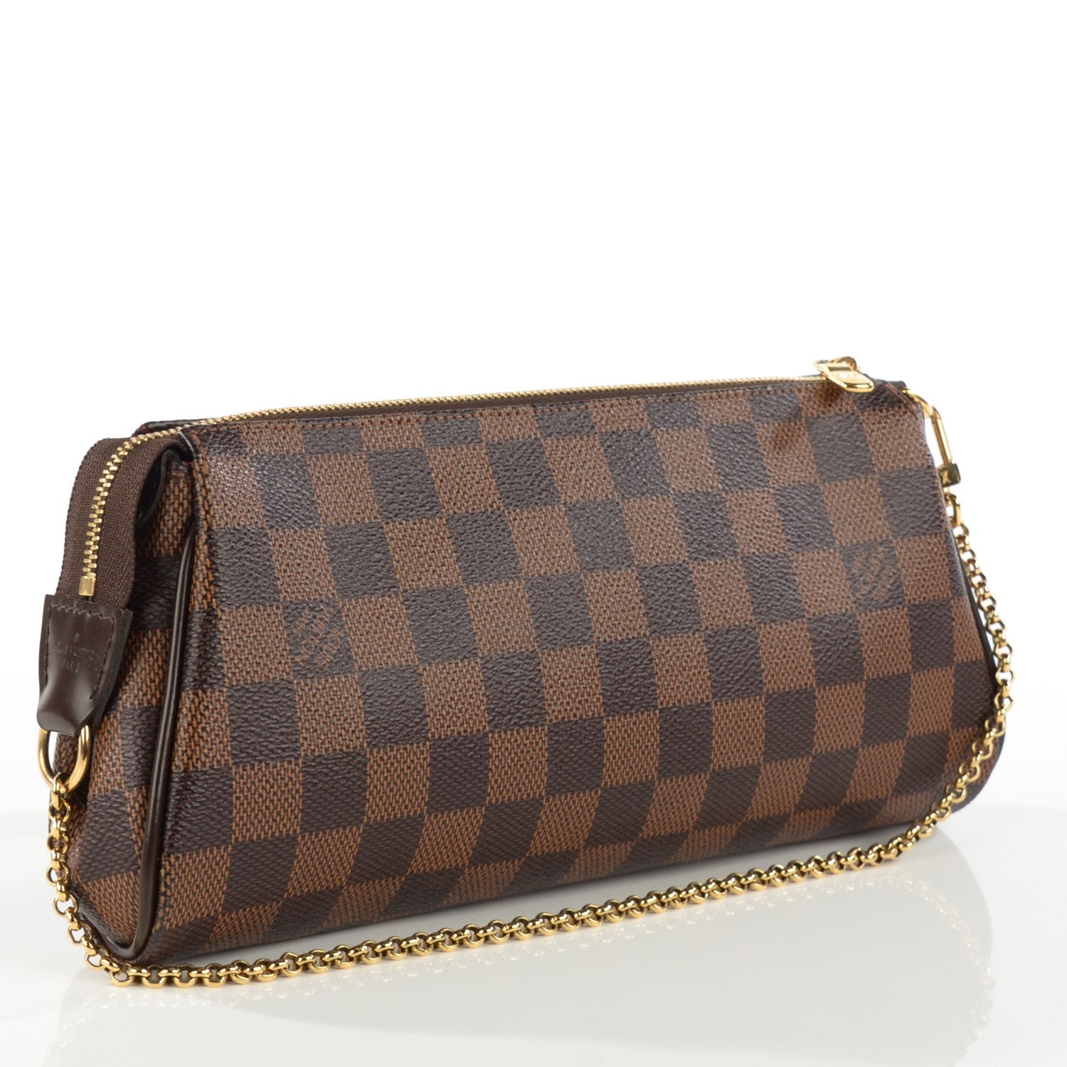 Louis Vuitton Damier Ebene Eva Clutch 3 of 8