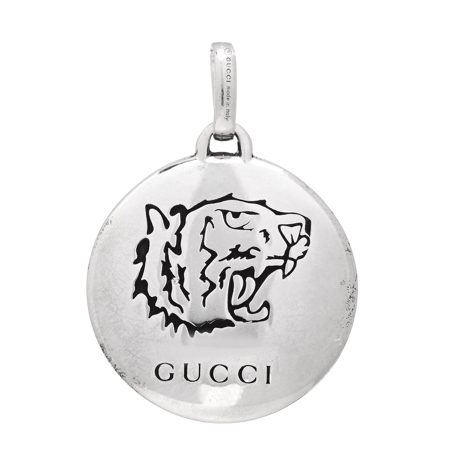 Sterling Silver Blind for Love Tiger Charm