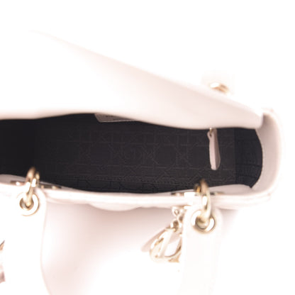 Christian Dior Lambskin Cannage Small Lucky Badges My Lady Dior Pink 5 of 15