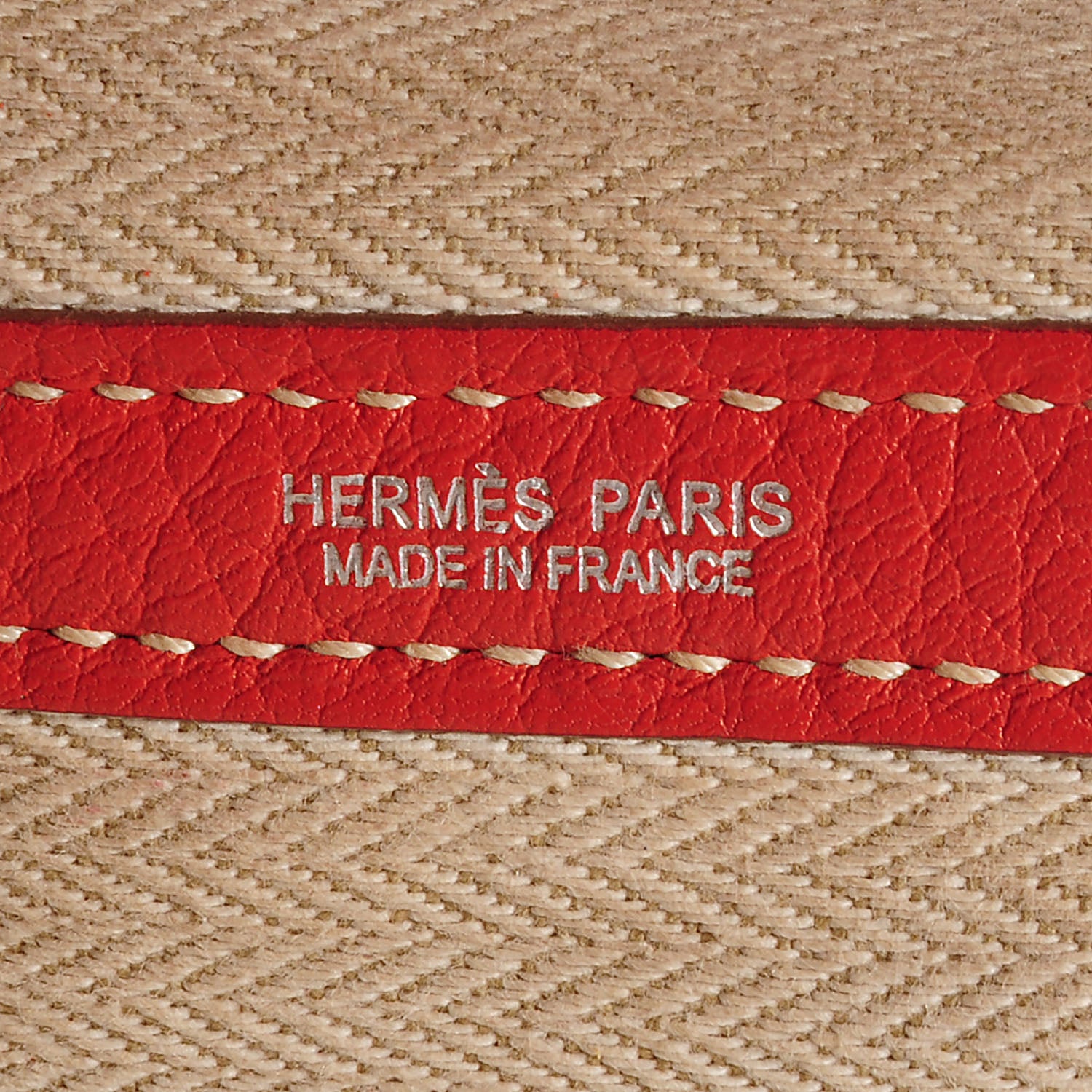 Hermes Fjord Garden Party Tote 36 MM Sanguine 9 of 13