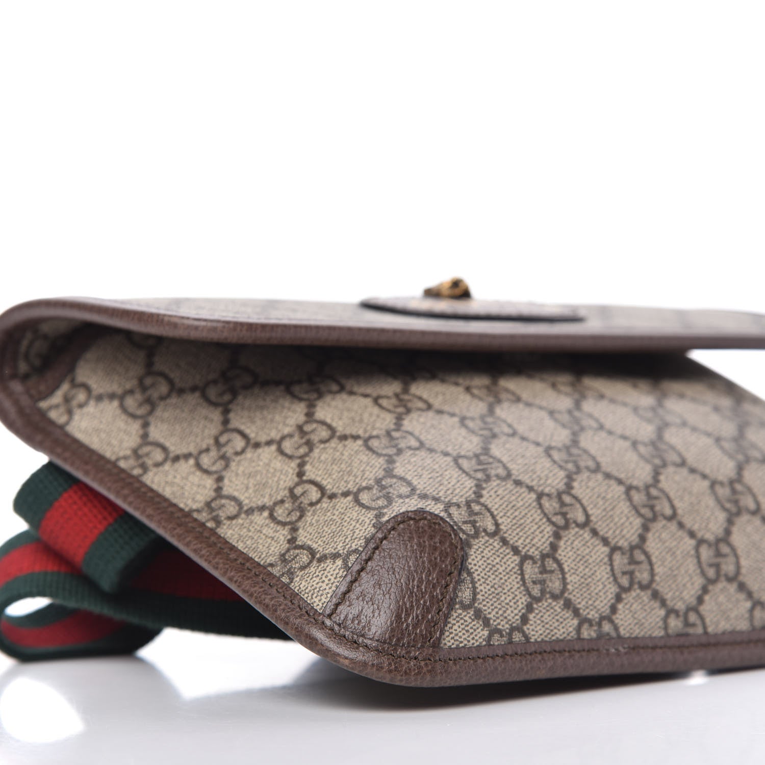 Gucci GG Supreme Monogram Neo Vintage Web Belt Bag Brown 6 of 10