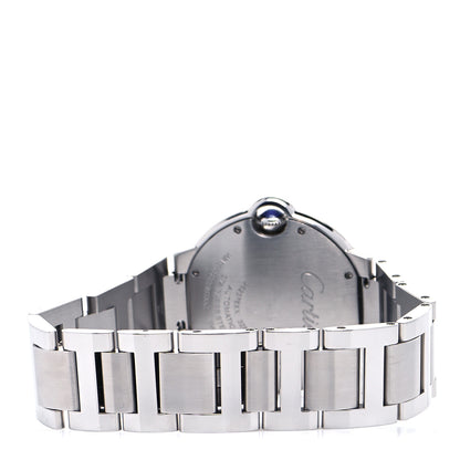 Cartier Stainless Steel Diamond Bezel 36mm Ballon Bleu De Cartier Automatic Watch 3 of 4