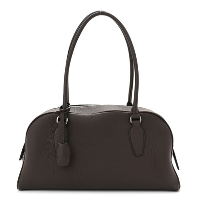 The Row Grained Calfskin EW India Deep Brown 1 of 9