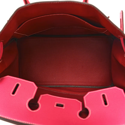 Hermes Epsom Candy Birkin 35 Rose Tyrien Rubis 5 of 12