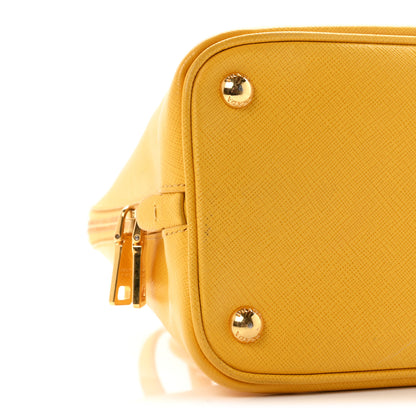 Prada Saffiano Lux Medium Promenade Tote Mimosa 9 of 11