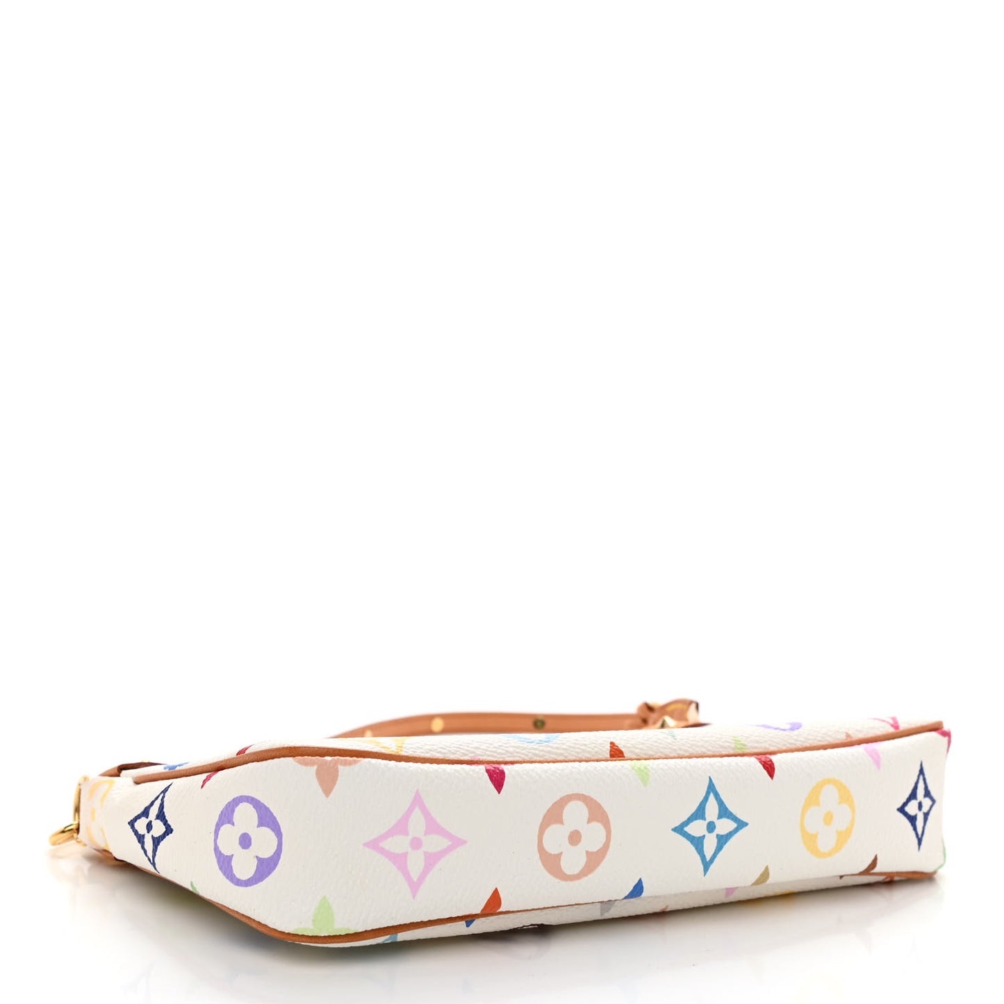Monogram Multicolor Pochette Accessories White