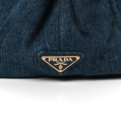 Prada Denim Logo Tote Bleu 11 of 11