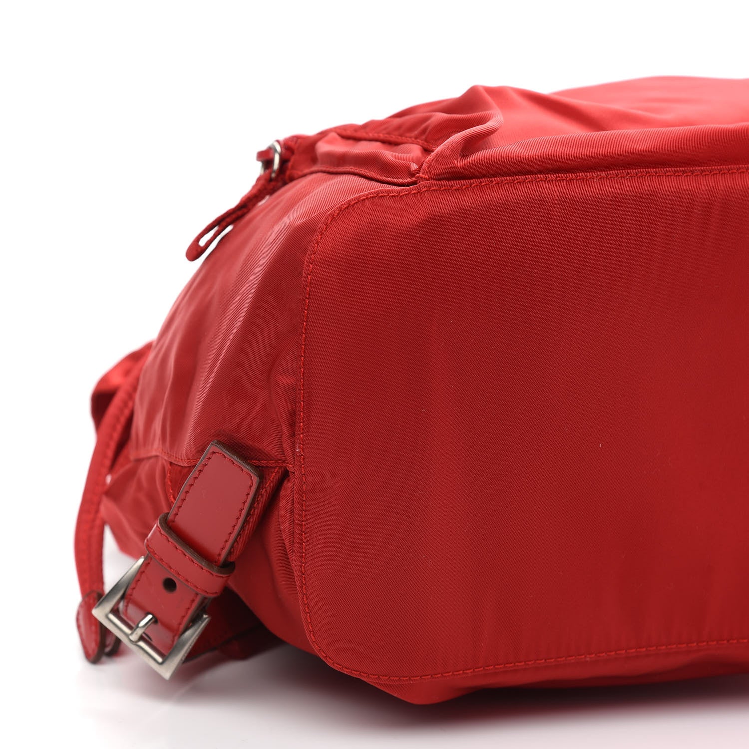 Prada Nylon Vela Single Buckle Backpack Rosso 7 of 8