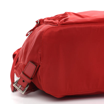 Prada Nylon Vela Single Buckle Backpack Rosso 7 of 8