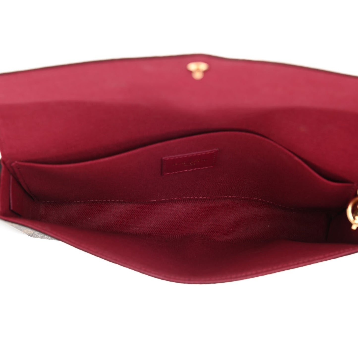 Monogram Pochette Felicie Chain Wallet Fuchsia
